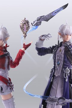 Square Enix Unveils BRING ARTS FFXIV Alphinaud and Alisaie Action